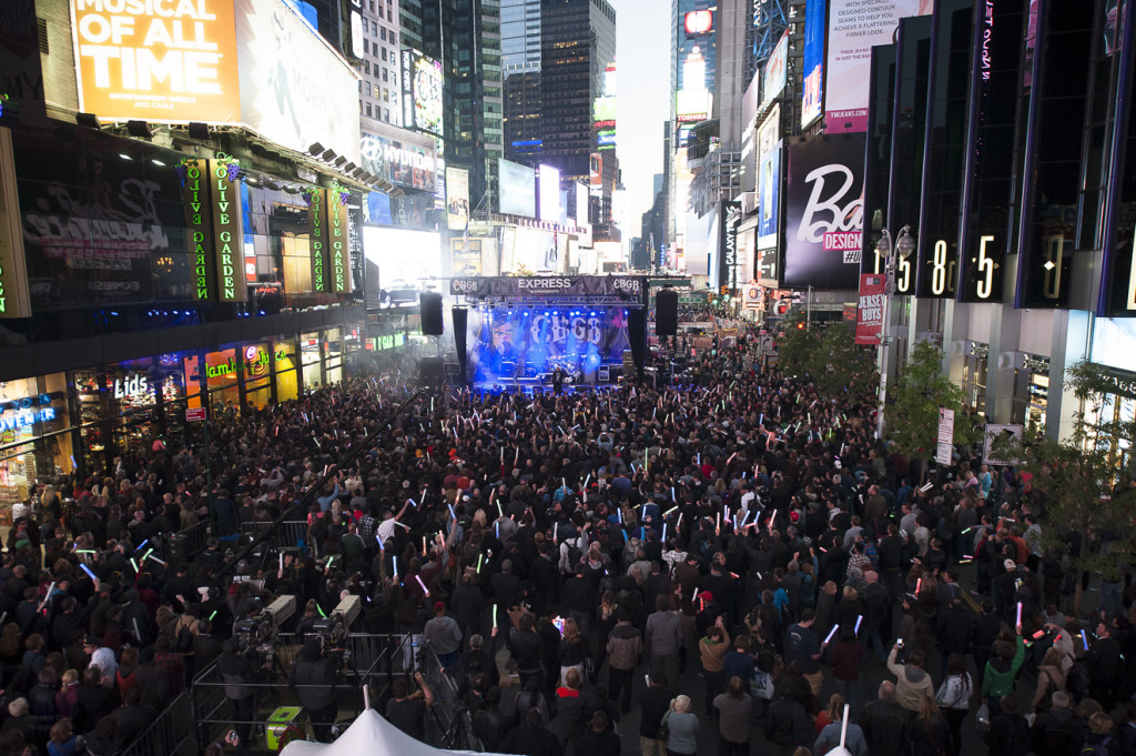 CBGB Festival 2014 Time Square NYC